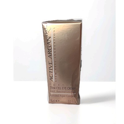 Active Argan 02.3 Stem Cell Innovations Fortify Stem Cell Eye Cream 24K 0.5 Oz