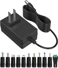 5V 2A AC Adapter Power Supply Charger 5 Volts 2 Amps Regulated Black