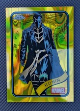 2025 Topps Chrome Marvel Ronin Yellow Lava Refractor #4