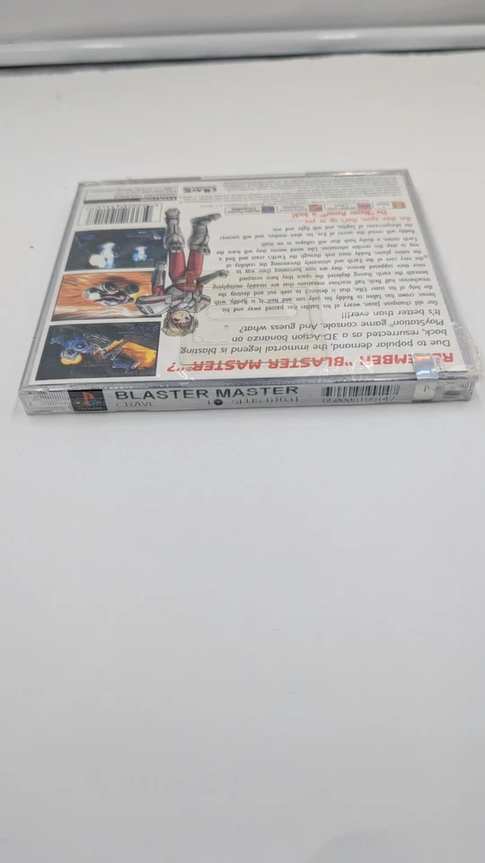 Blaster Master Blasting Again Factory Sealed Complete PlayStation 1 PS1 CIB  - Image 2 of 4