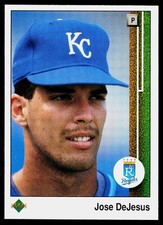 Jose DeJesus, 1989 Upper Deck, #769, Kansas City Royals, RC