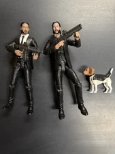 John Wick, Diamond Select Toys Lot Of 2 With Accessories ￼