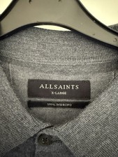 Image of all saints long sleeve polo