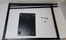 Adjustable Heavy Duty Pedestal Sign holder floor 8.5 X  11 inch  black