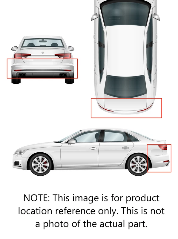 Bumper Cover Reinforcement for 87-91 Pontiac Bonneville - Rear, 25530925 - Image 3 of 4