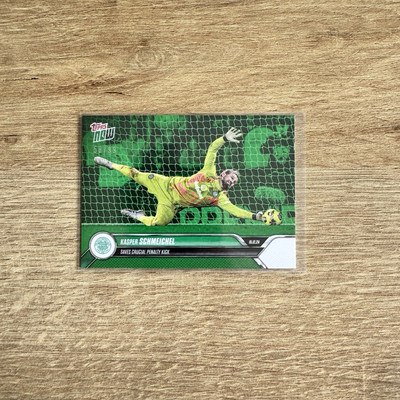 Kasper Schmeichel Topps Now 24/25 Saves Crucial Penalty #2 Green 58/99