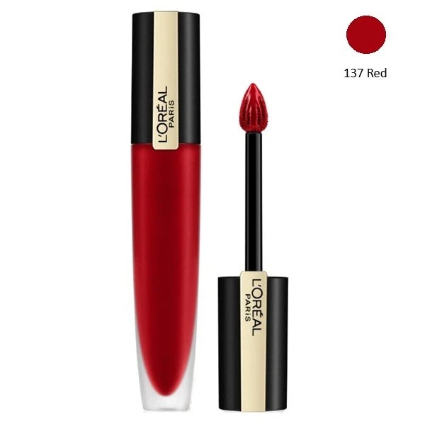 Encre à Lèvres Rouge Signature Liquid Mate L'Oréal - Photo 1/1