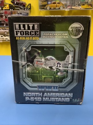 【新品未使用品】ELITE FORCE P-51Dマスタング 1/18 Elite Force WWII North American P-51d Mustang Old Crow Aircraft