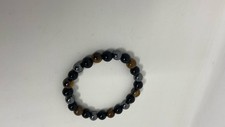 Unbranded Triple Protection Bracelet - 8mm Black Obsidian, Hematite  Tiger Eye