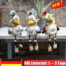 Hühner Deko Gartendeko Für Draußen Figuren, Keramik Huhn TierfigU Office Deko