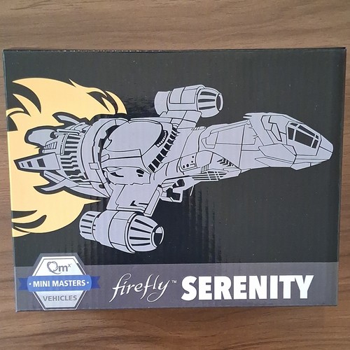 QMX Firefly/Serenity Mini Masters Vehicles Serenity Ship Model w/ Stand