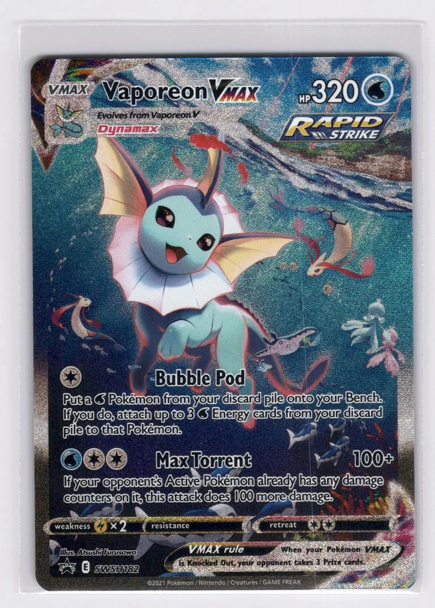 Vaporeon VMAX Pokémon TCG Cards for sale | eBay
