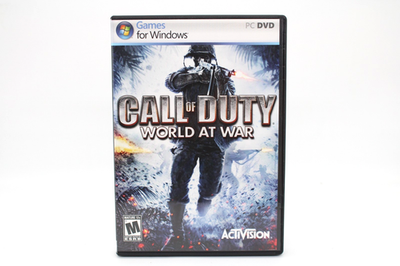 #ad PC DVD Call of Duty World at War Complete CIB Excellent Mint Clean Key on Manual $23.37