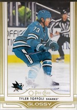 2025-26 Upper Deck Tyler Toffoli #OG-33 O-Pee-Chee Glossy Gold San Jose Sharks
