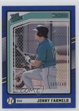2024 Panini Donruss Rated Prospects Blue 140/149 Jonny Farmelo #156 10w8