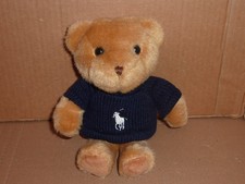 Ralph Lauren POLO BEAR Plush Teddy Bear w Sweater