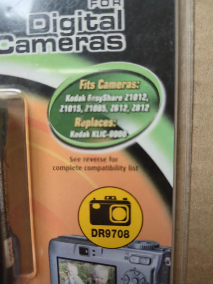 Duracell DR9708 Rechargeable Battery 600mAh Digital Camera BRAND NEW SEALED NOS - Image 4 of 4