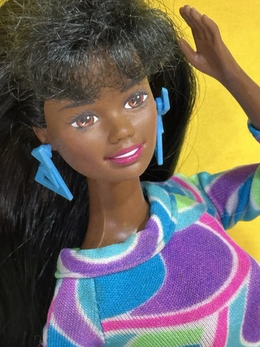 Barbie Afroamerikanische Puppe + Totally Hair Kleid ~ super lange Haare 🔵🟡🟣🟢 - Bild 23 von 24