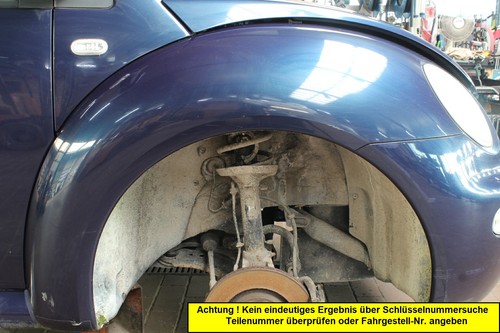 Kotflügel Vorn Rechts VW New Beetle 1.9 TDI 9 C/1 Y Farbe Batik Blau (LG5T)
