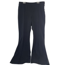 St John Emma Dress Pants Women  s Size 6 Black Trouser Side Zip- EUC