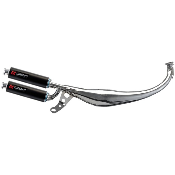 Escape Honda Wallaroo 50-Peugeot Fox 50 FüR Moto Rohr Auspuff Hochleistung Klang-image