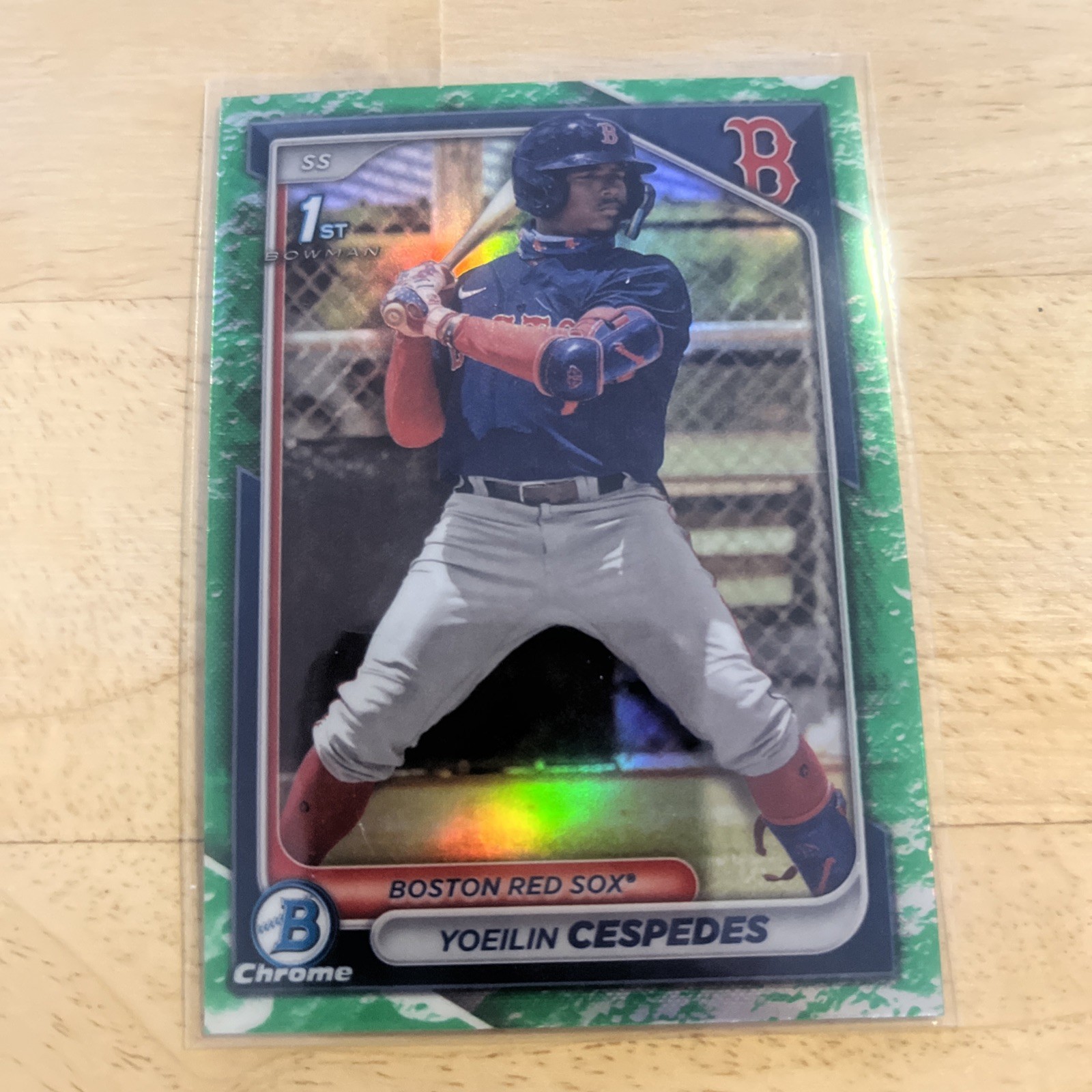 2024 Bowman - Chrome Prospects Yoeilin Cespedes #BCP-139 Lunar Glow Refractor