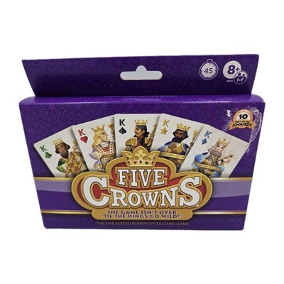 Five Crowns   the Game Isn'T over until the Kings Go Wild!   5 Suited Rummy-Styl