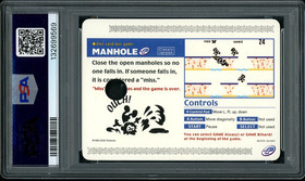 2002 Nintendo E3 E-READER DEMO GLOSSY BACK Game & Watch Manhole PSA 6 EX-MT
