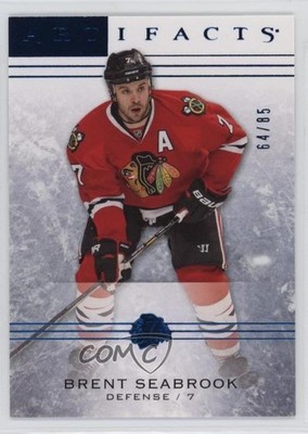 2014-15 Upper Deck Artifacts Sapphire 64/85 Brent Seabrook #60 l7u