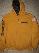 SNAP-ON Hooded TRADITIONAL WORK JACKET Quilted Lined 2XL XXL