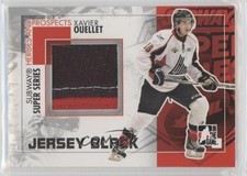 2010-11 ITG Heroes and Prospects Black Jersey Xavier Ouellet #SSM-18 10gc