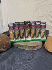 Lot of 7 Rapala OG Series Crankbaits NEW - (6) Tiny 4 & (1) Slim 6 Perch Balsa L