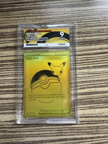 Pokémon TCG 2021 Black Star Promo - Poke Ball SWSH146 Celebrations Ultra ACE 9