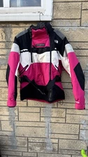 North Face Steep  Tech Jacket Womens XL Pink Full Zip Parka Skii Puffer Coat