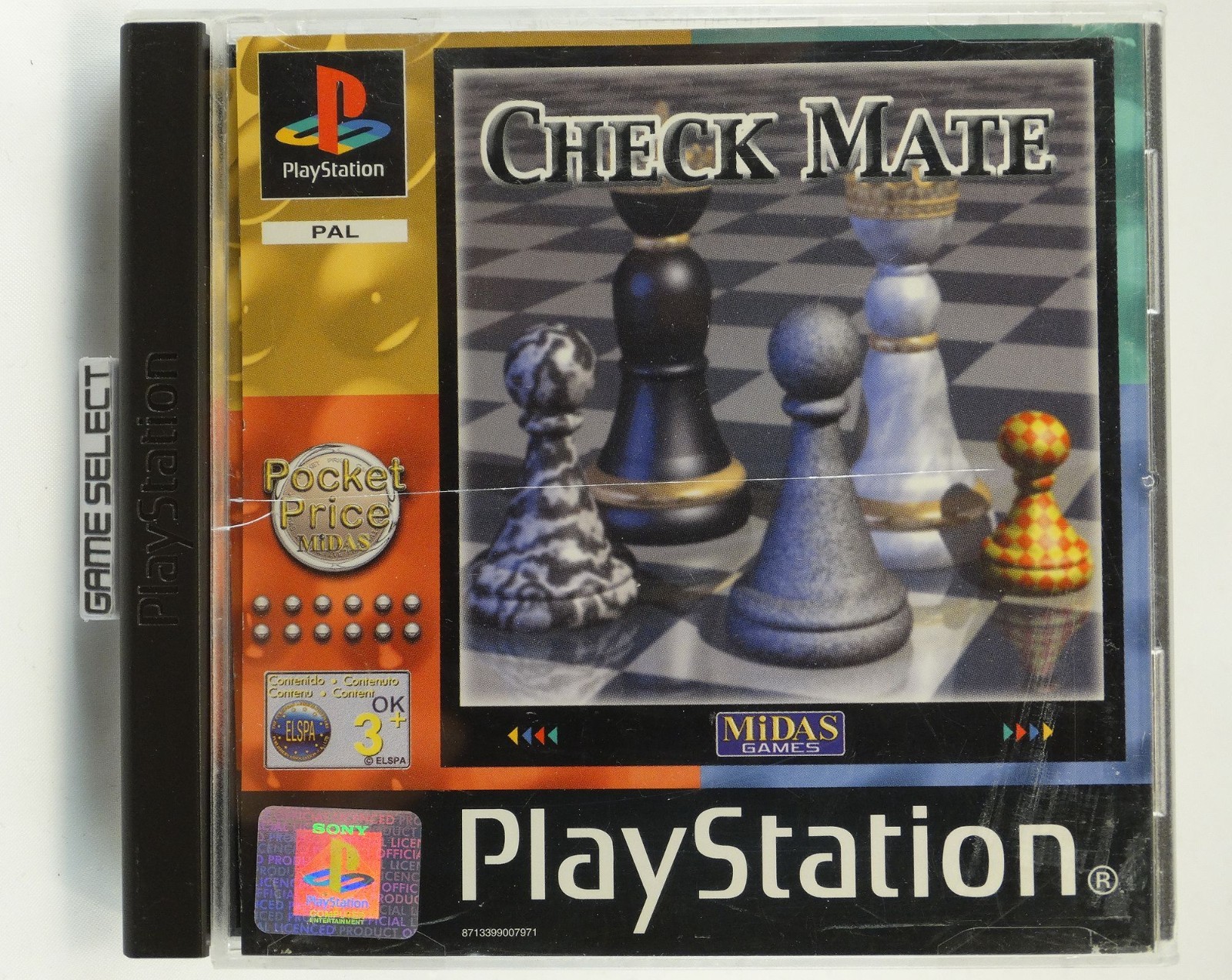 Défaite I Check Mate Chess Echecs playstation 1 2 3 ps1 pal - Complet