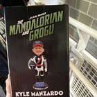Star Wars The Mandalorian Grogu Kyle Manzardo Bobblehead Sports Collectible