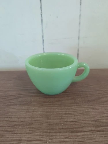 Vintage Fire King Jadeite Heavy C-Handle Coffee Cup Mug