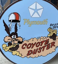 Plymouth Coyote Duster Reproduction Garage Sign