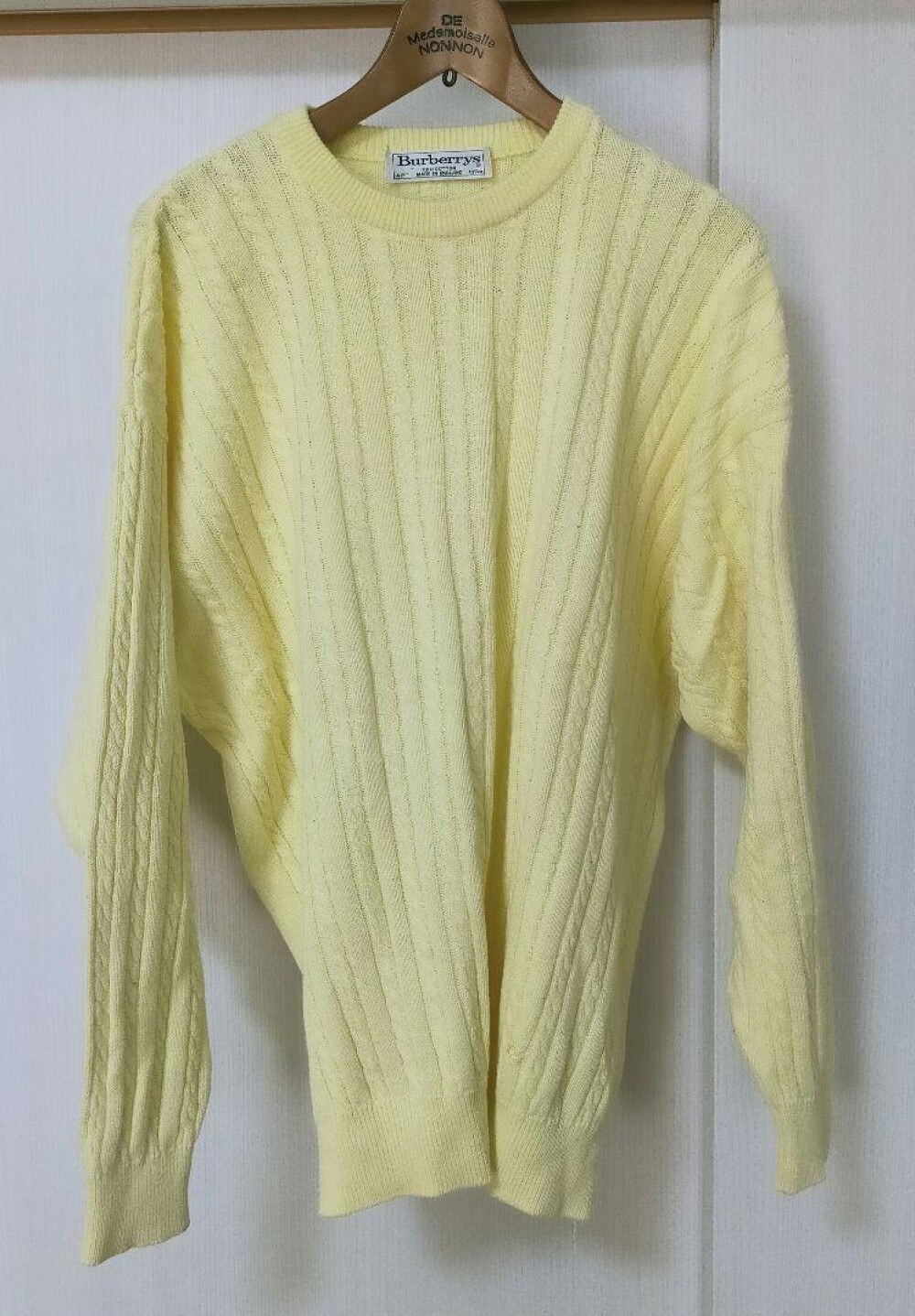 Burberry knit sweater Men's Fashion from Japan