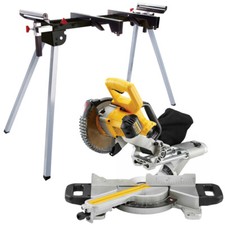 DeWalt DCS365N 18V Cordless 184mm XR Slide Mitre Saw Body Only with Leg Stand