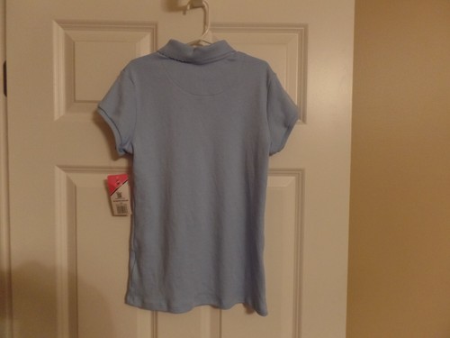 Girls, IZOD, School Uniform Shirt, Light Blue, Size: Medium (10/12), SS, NWT - Picture 8 of 9