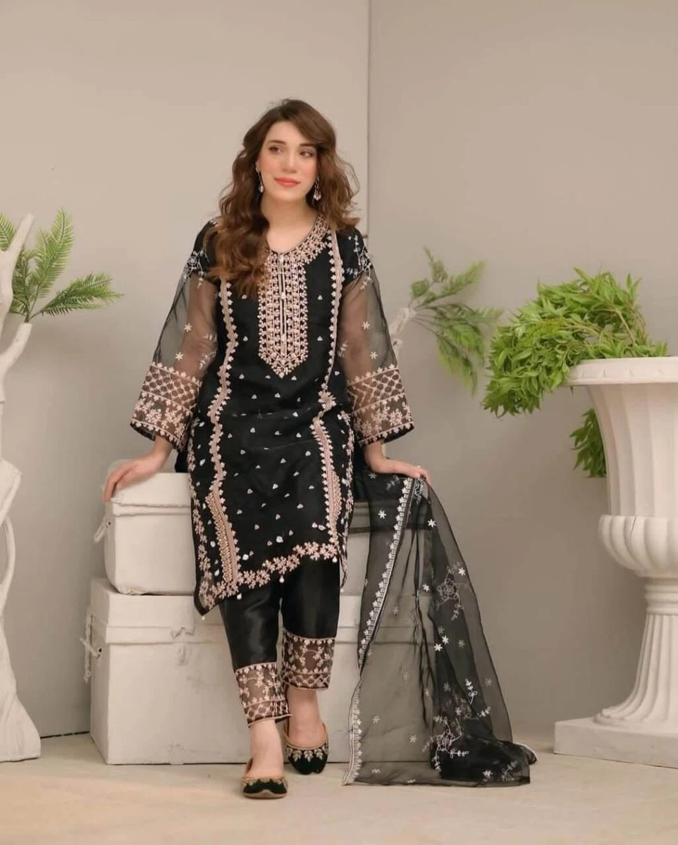 Organza pakistani deals dresses