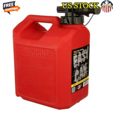2.5 Gallon No-Spill Gas Can Portable Fuel Container Auto-Stop Technology New