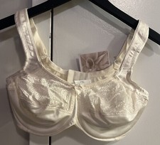 Amoena Nina Underwire Pocketed Mastectomy Bra 2242 Beige Size 38D NEW