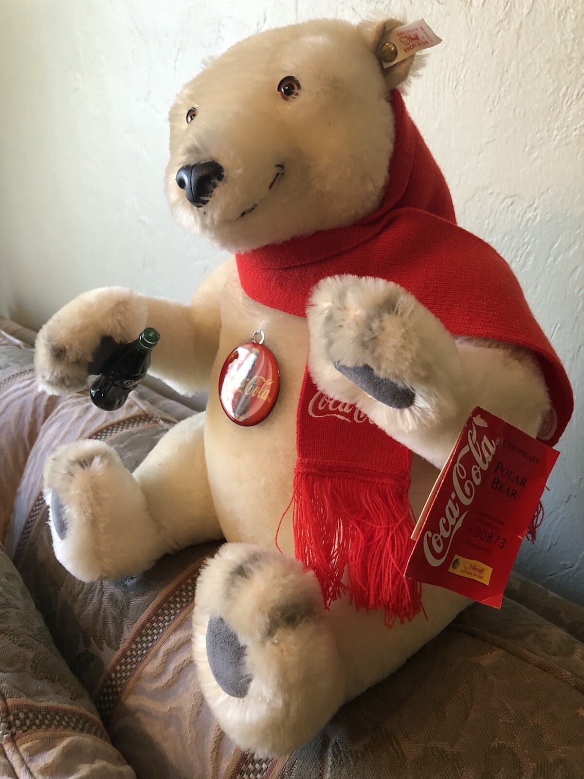 steiff coca cola polar bear