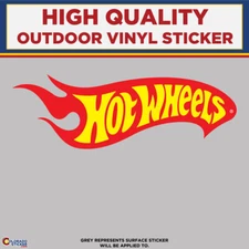 Hot Wheels, High Quality Vinyl Stickers