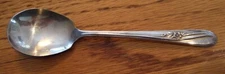 Vintage MCM INT'L SILVER (H & T Mfg. Co.) "Meadow Flower" Sugar Spoon