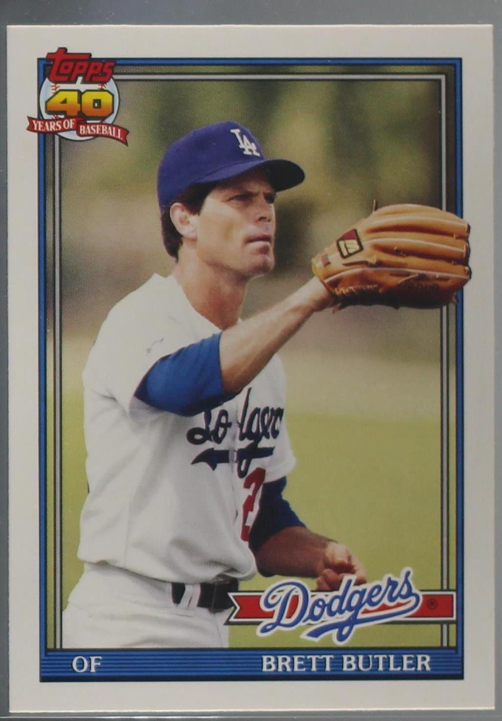 1991 Topps Traded - Brett Butler #15T Collector's Edition (Tiffany) for ...