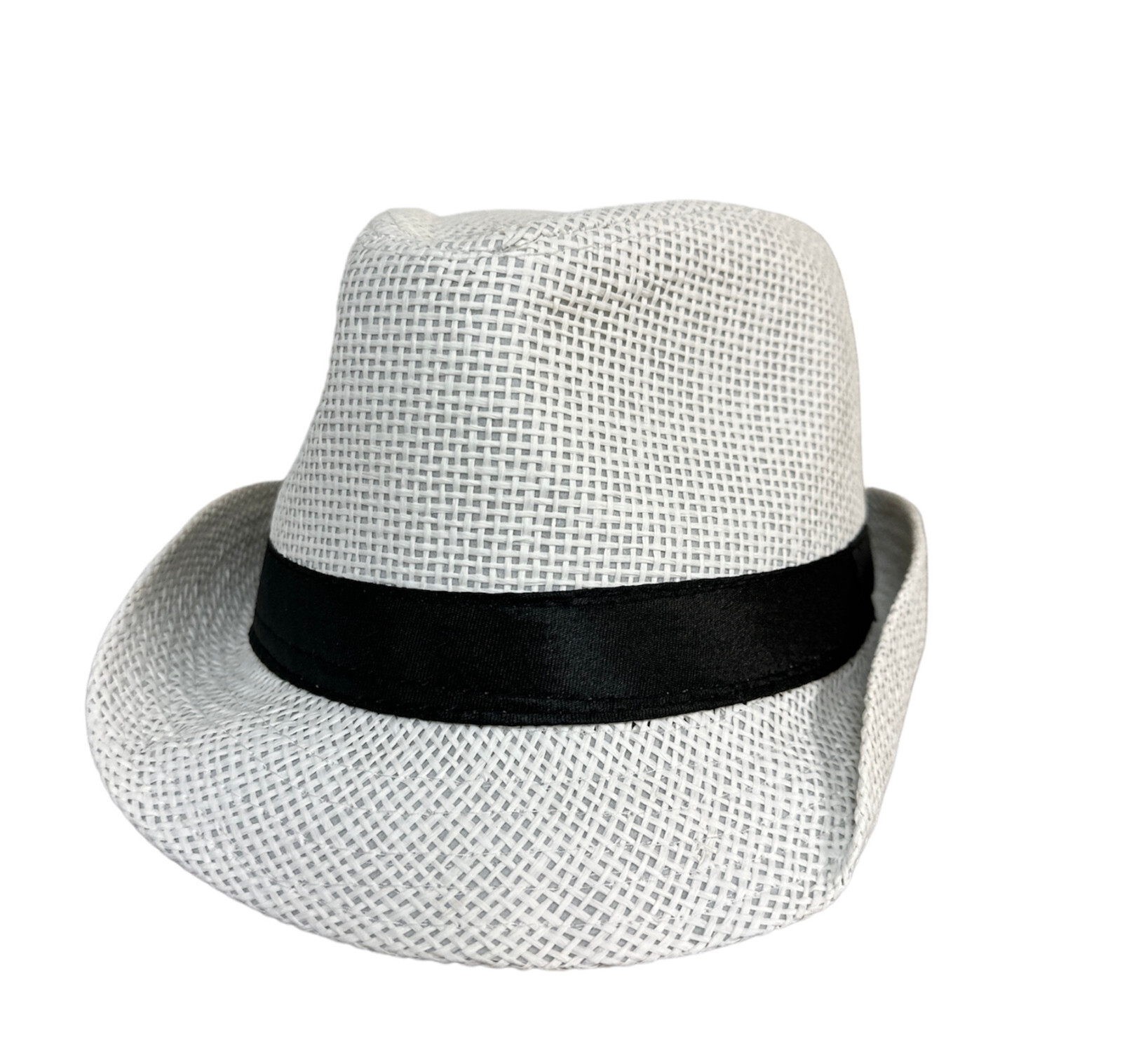 Men Women Summer Paper Fedora Hat Trilby Cuban Sun Cap Panama Short Brim
