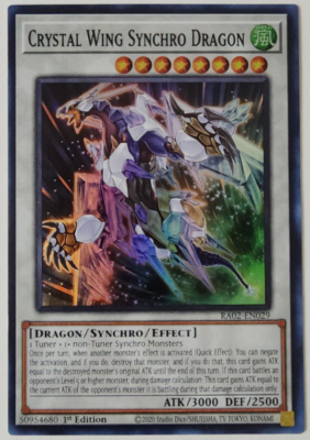 yugioh crystal wing synchro dragon deck (Quarter Century Secret Rare) - 25th Anniversary Rarity Collection II and if you do Any good Deck to use